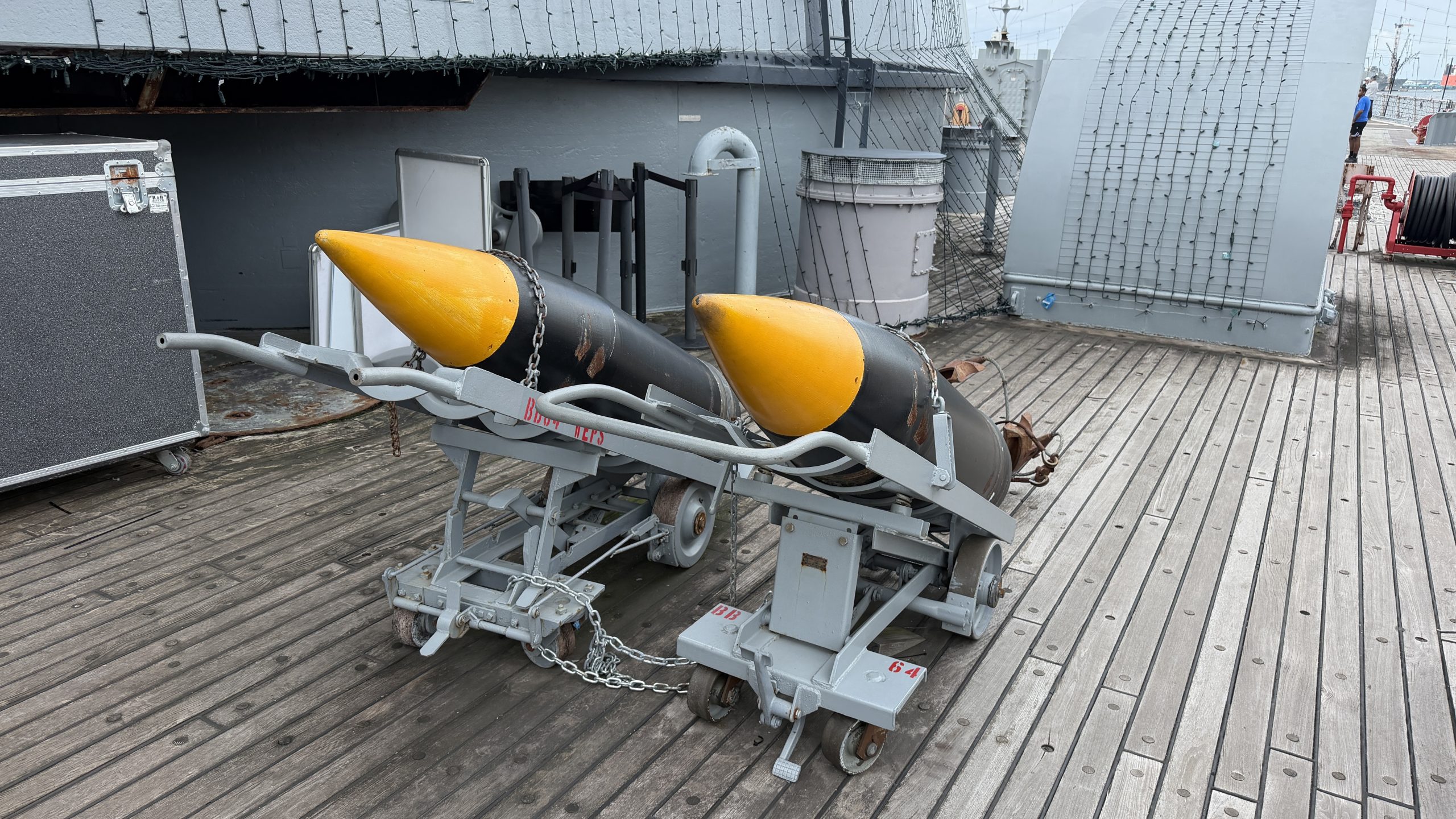 USS Wisconsin Iowa-Class Battleship Tour. Photo by 19FortyFive Reporter Christian D. Orr.