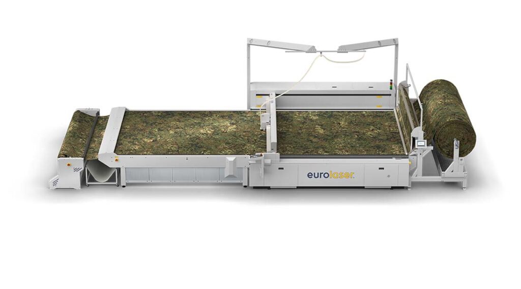 eurolaser激光切割系统与输送带 [照片 © eurolaser]