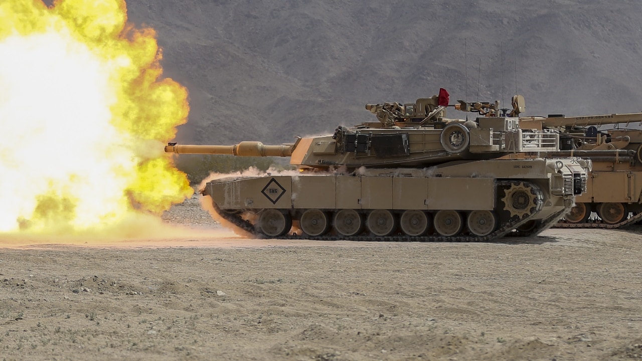 M1 Abrams Tank U.S. Marines.