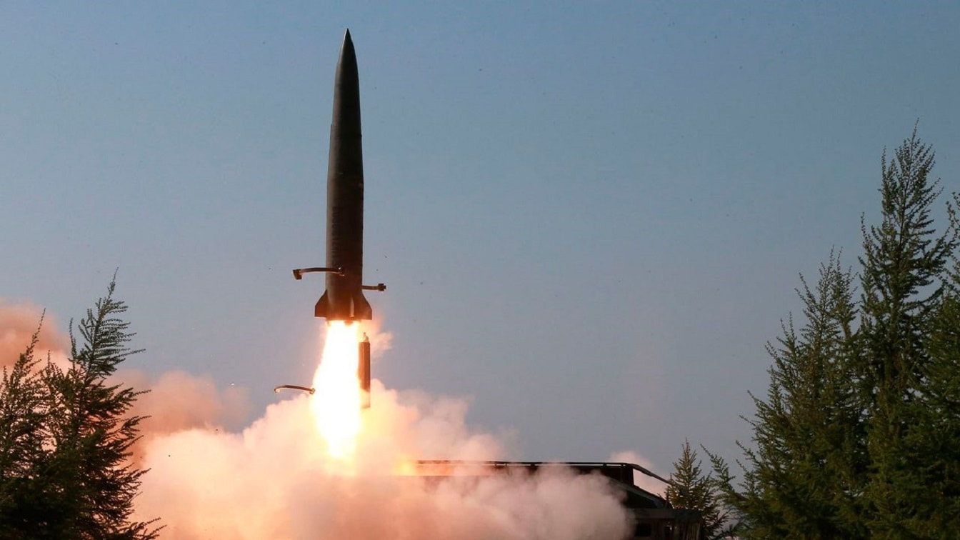 North Korea Ballistic Missile Test. Image Credit: Creative Commons.