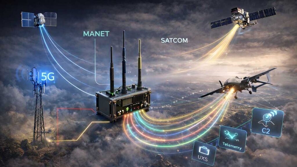 NATO and Hybrid Comms. [Photo: AI generated]