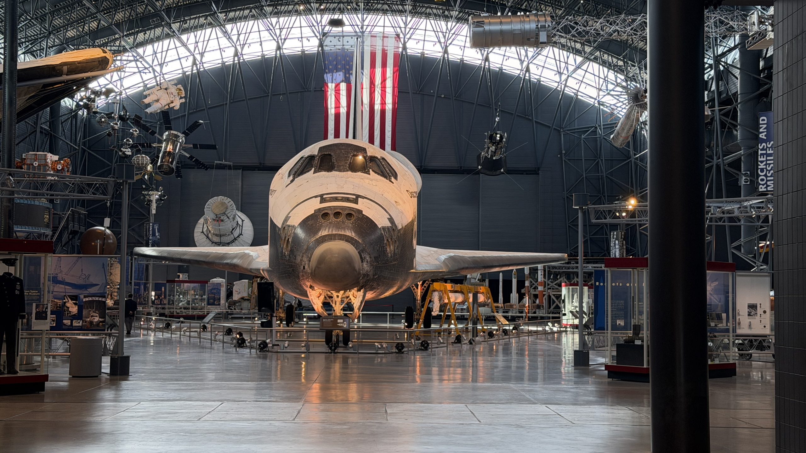 NASA Space Shuttle at the Smithsonian 19FortFive Space Shuttle Photo Shoot. 