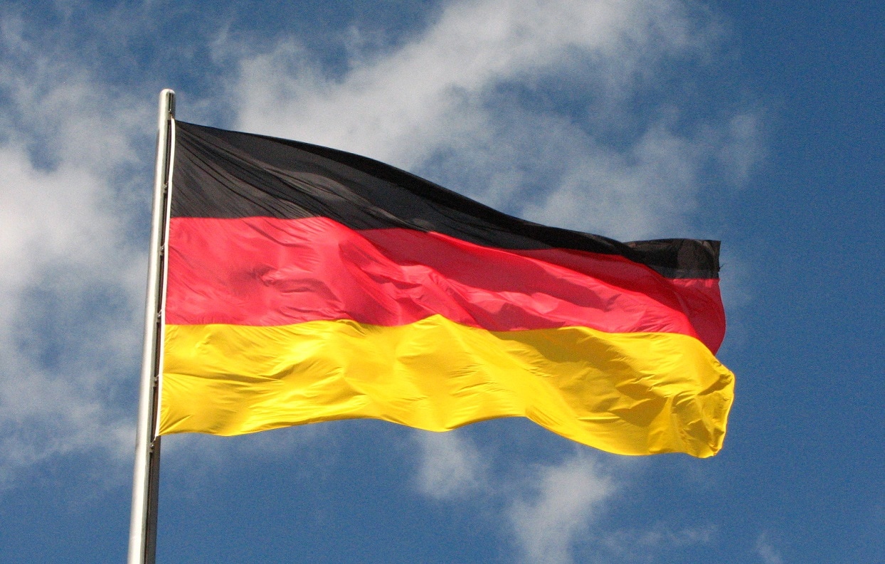 German flag after Leipzig drone attack and European hybrid warfare response