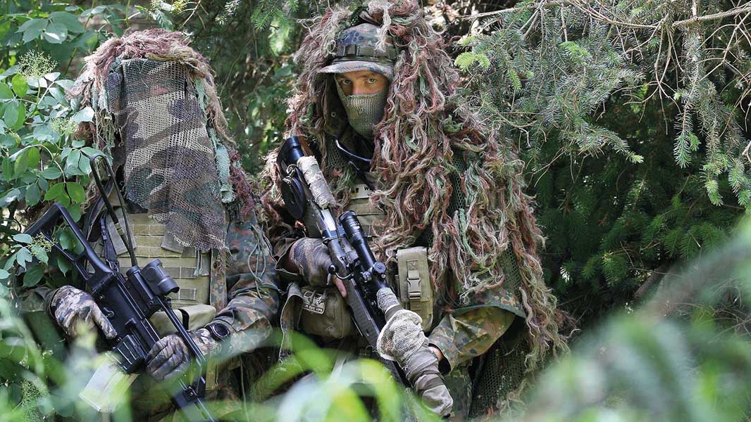 Snipers of the Seebataillon Reconnaissance Company on exercise. As the threat environment facing Germany has increased, the Seebataillon, German Naval Infantry, have undergone a transformation process, as has the Brazilian Marine Corps. [Image: via Brazilian Martine Corps]