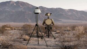DroneShield’s DroneSentry sample configuration with OpenWorks Engineering optical sensor. [Photo: DroneShield]