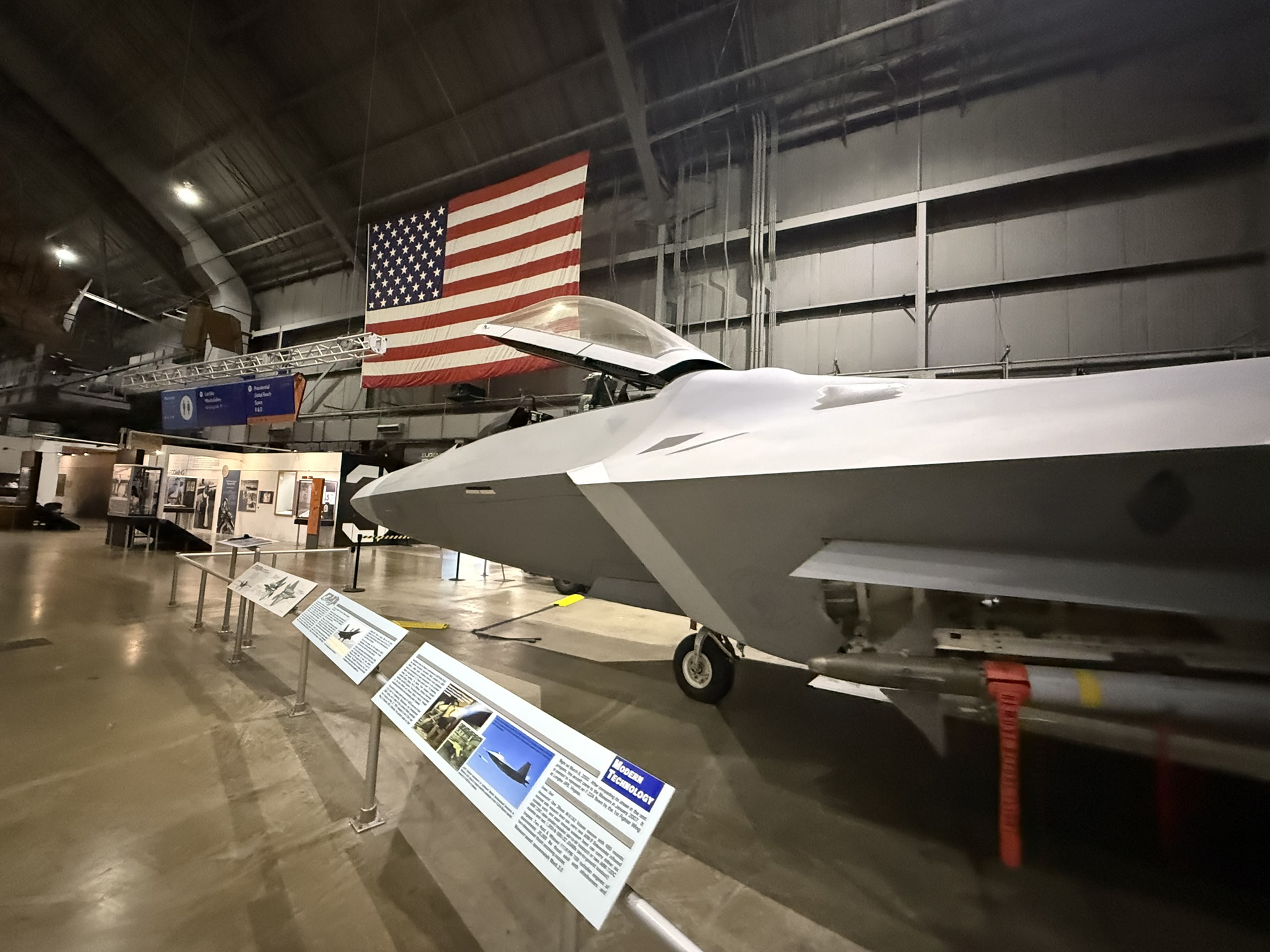 F-22 Raptor at the National Museum of the US Air Force.  19FortyFive Photo Shoot. 