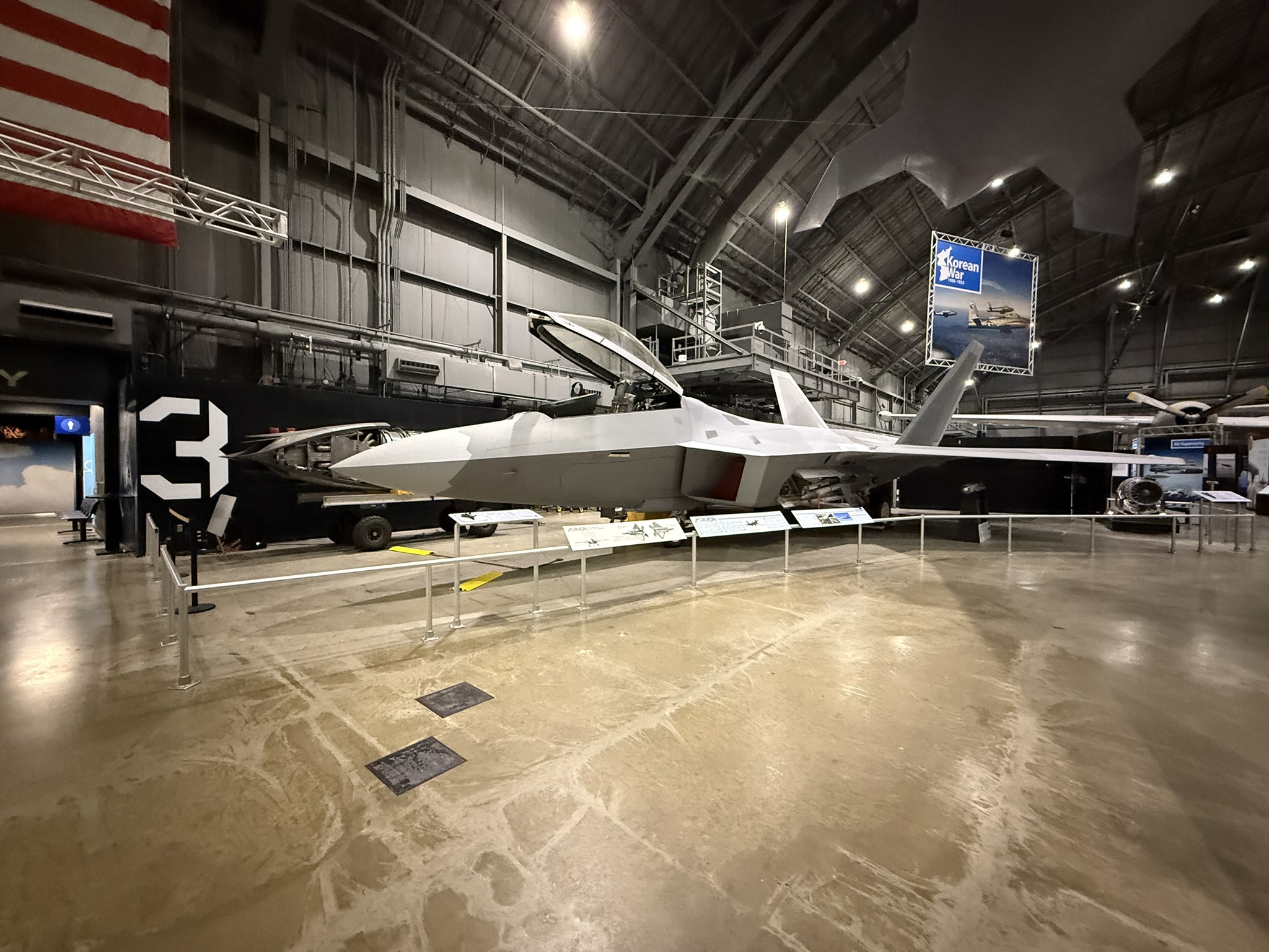 F-22 Raptor at the National Museum of the US Air Force.  19FortyFive Photo Shoot. 