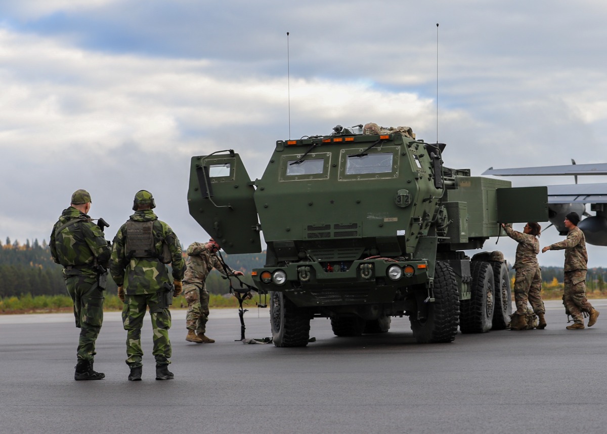U.S. Army HIMARS at Vidsel Test Range, Sweden, Sept. 27, 2022. Photo by Devin Klecan