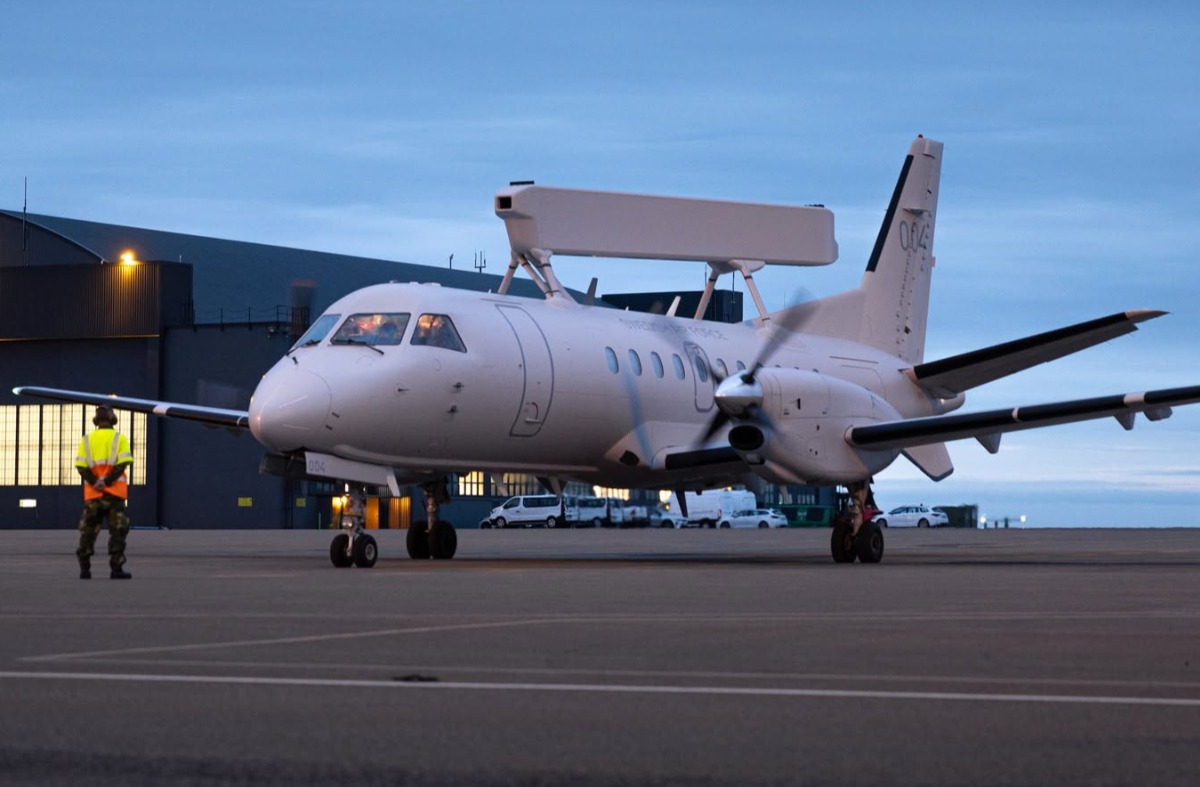 Swedish ASC 850 plane