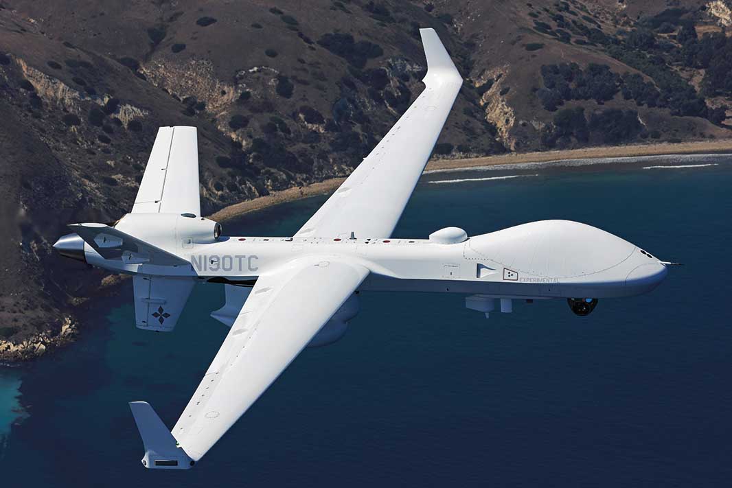 MQ-9B SeaGuardian maritime surveillance drone for Japan ocean monitoring