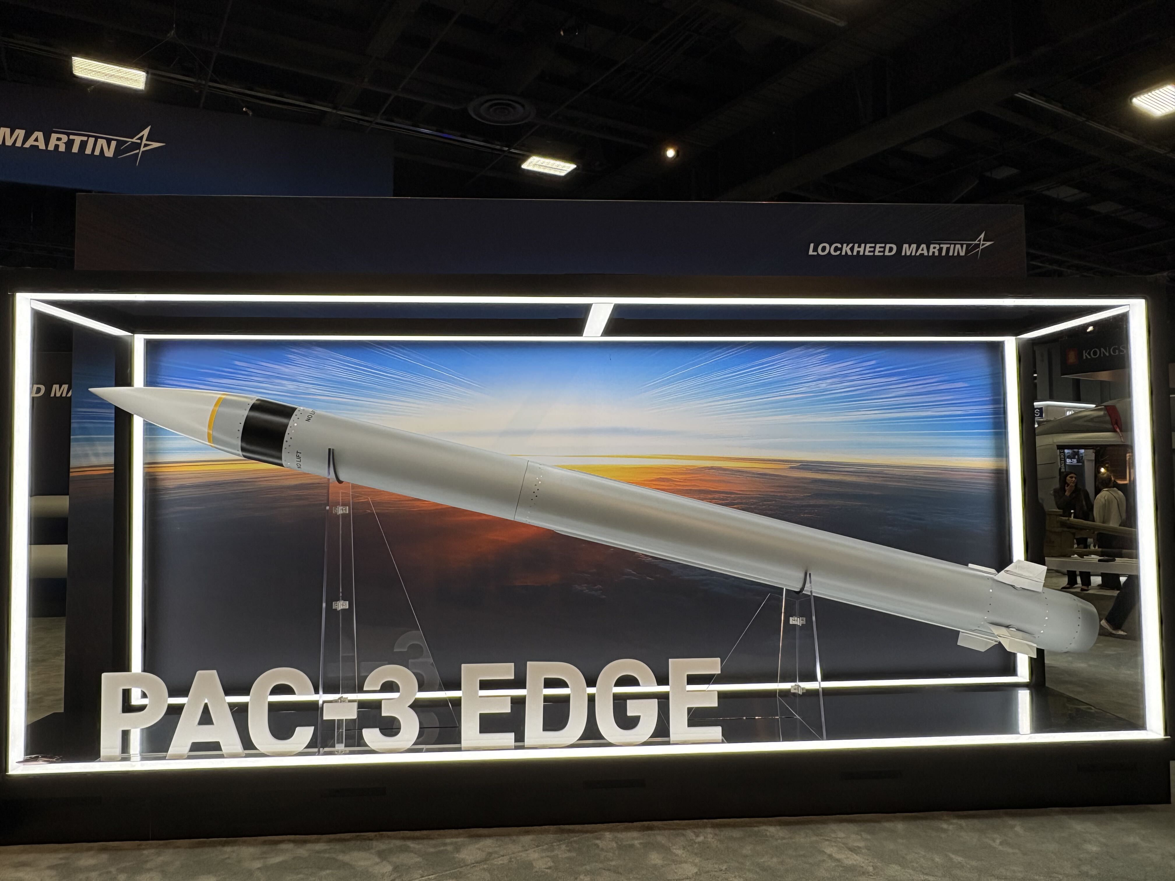The PAC-3 Edge on display at AUSA. (Lockheed Martin)