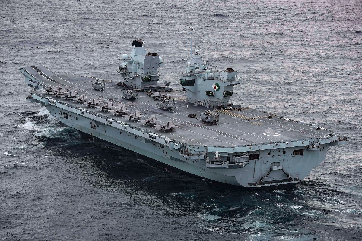 HMS Queen Elizabeth of Queen Elizabeth-Class.