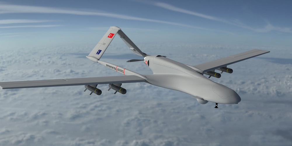 Bayraktar TB2 Turkish drone representing Gulf defense cooperation and regional security