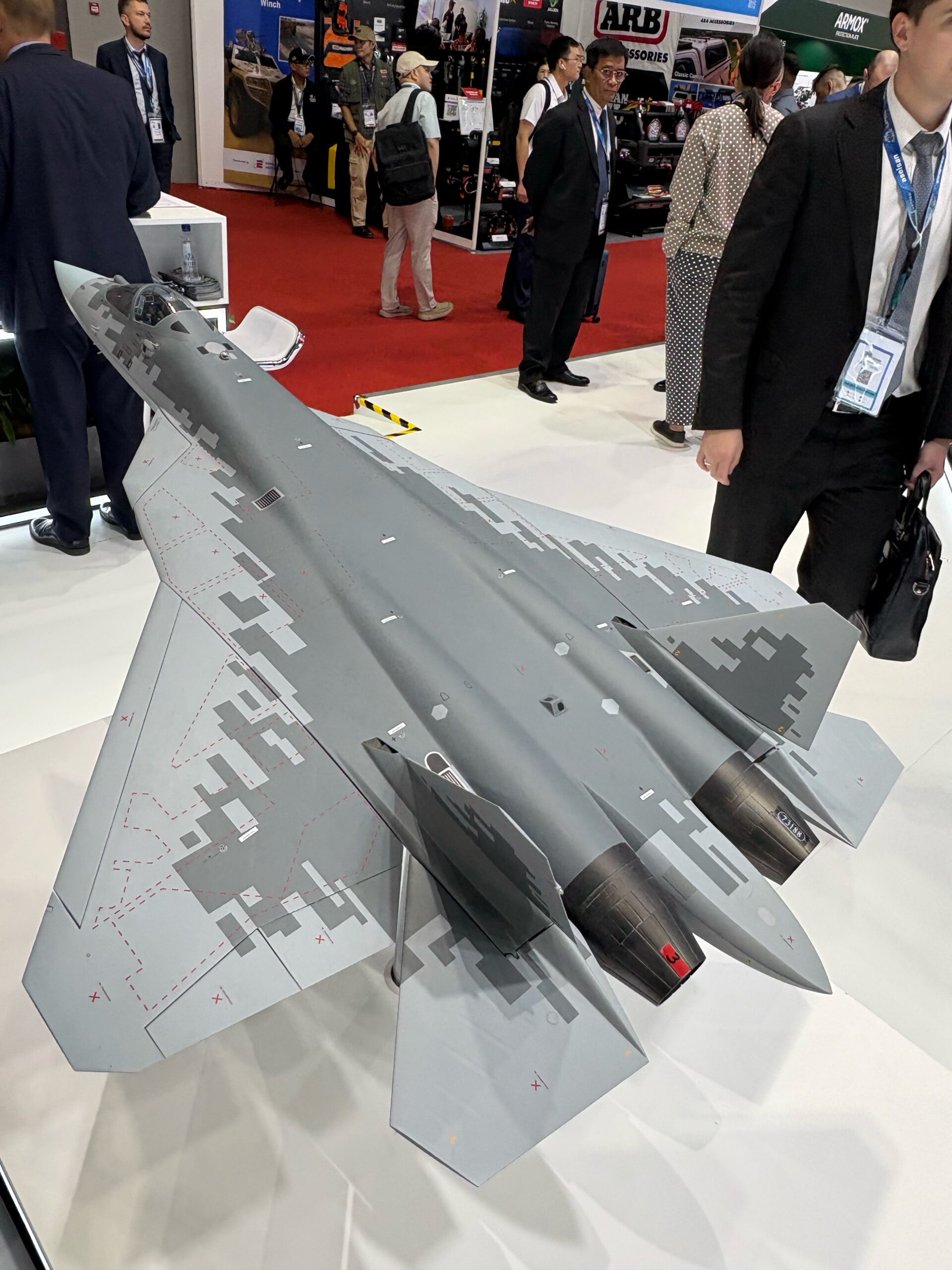 Su-57 Model 19FortyFive Original Photo