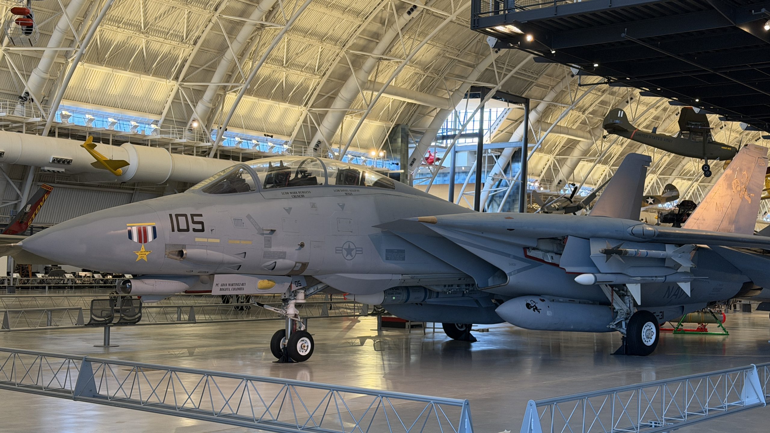 F-14 Tomcat from Steven F. Udvar-Hazy Center. Image taken by 19FortyFive staff on 9/30/2026.