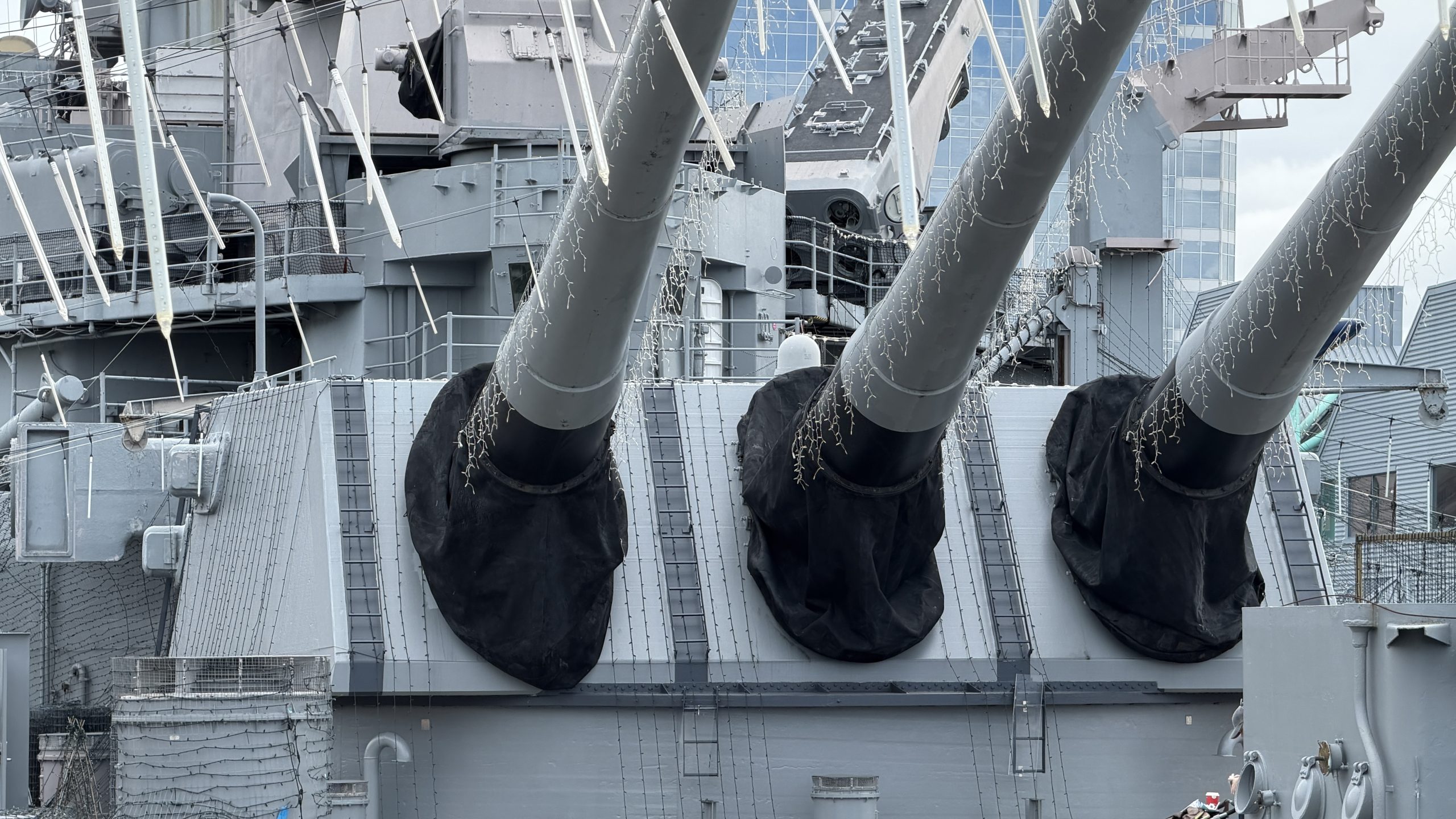 USS Wisconsin Iowa-Class Battleship Tour. Photo by 19FortyFive Reporter Christian D. Orr.
