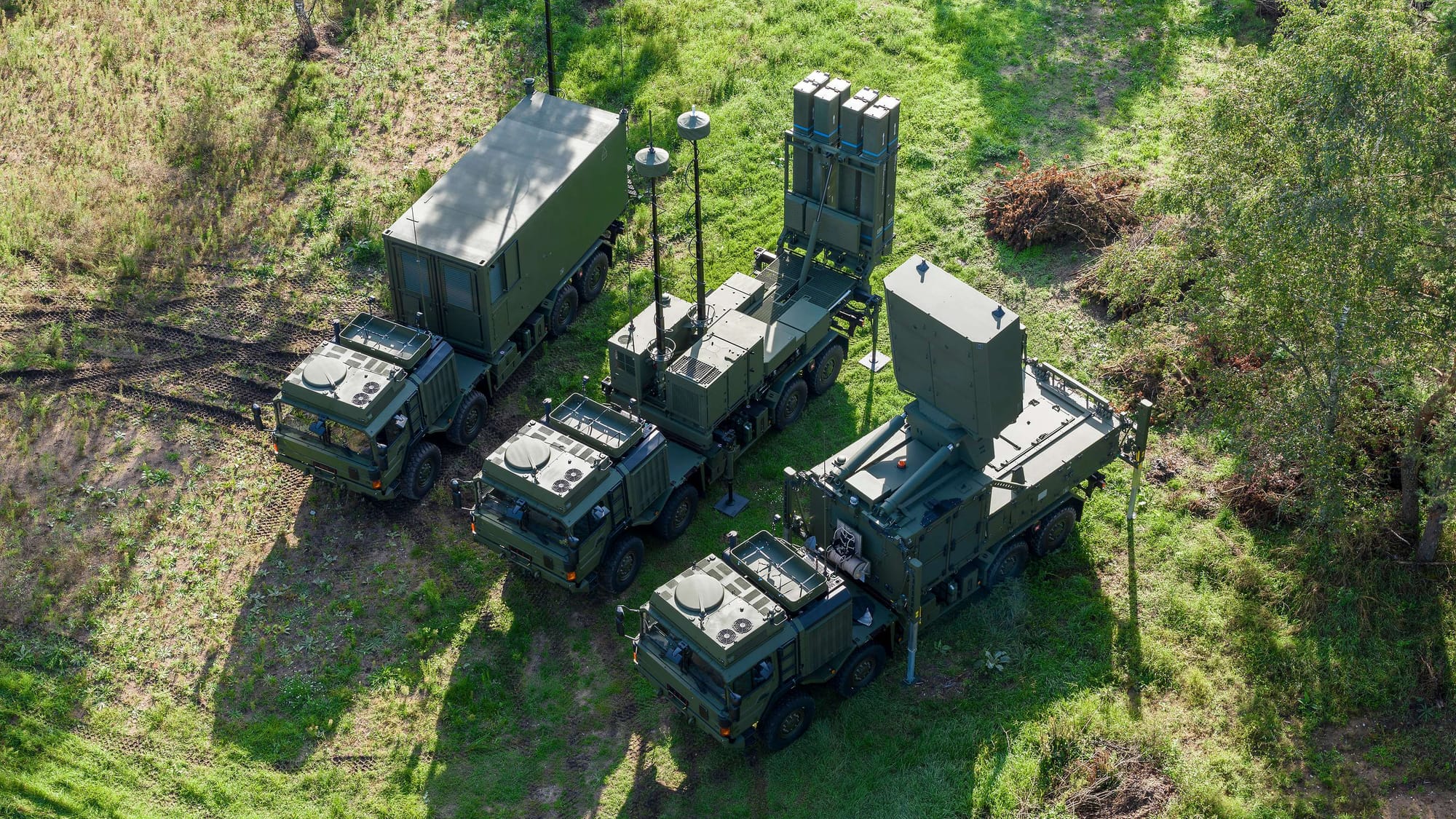 IRIS-T SLM medium range air defence system in Ukraine war context