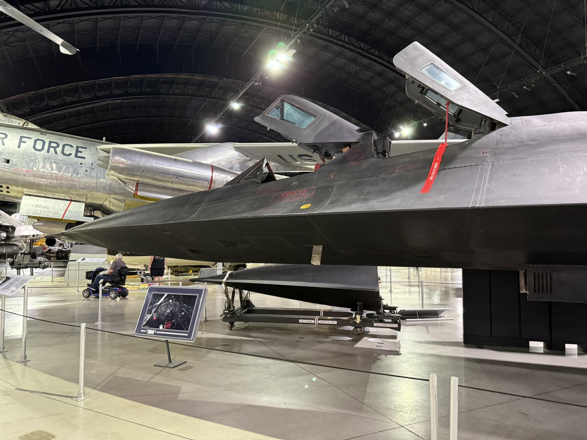 SR-71在美国空军国家博物馆。
