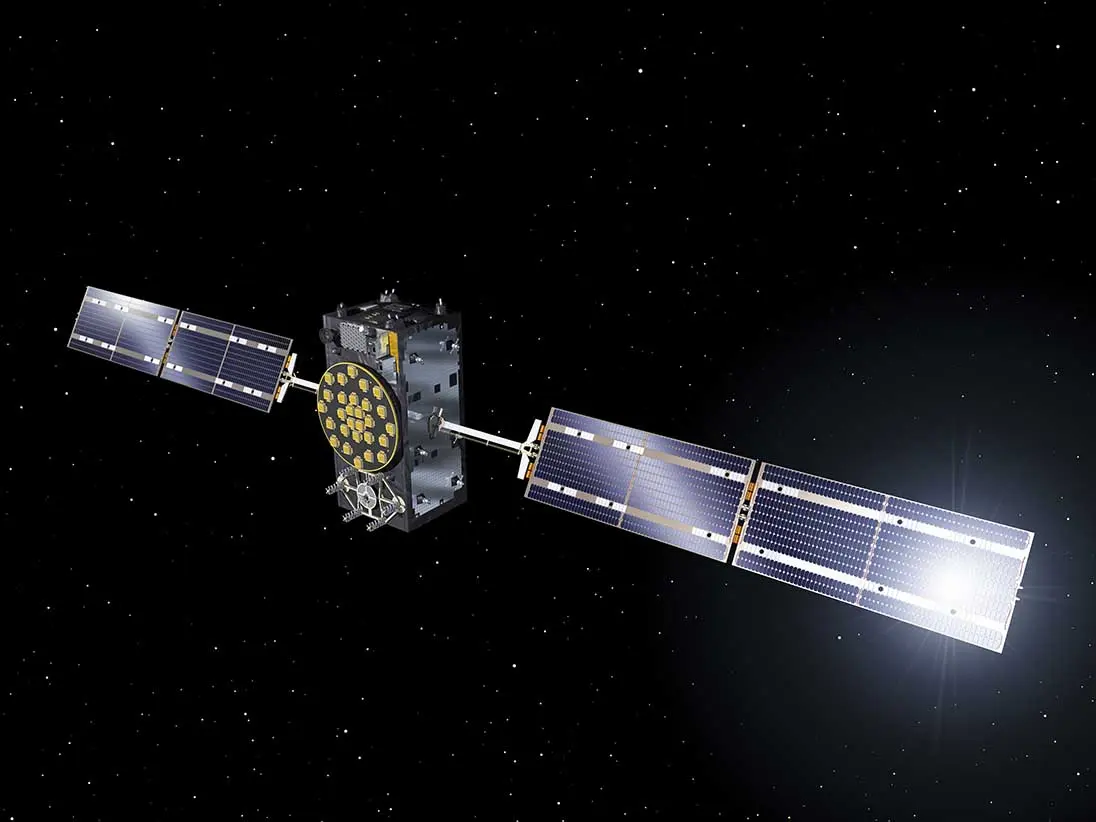 GALILEO: Providing geoinformation support includes collecting geospatial data of the geographic area and consolidating it in a manner appropriate to the situation for use on different levels. This enables precise positioning, navigation and target engagement in the respective area. [Photo ©ESA/Pierre Carril]