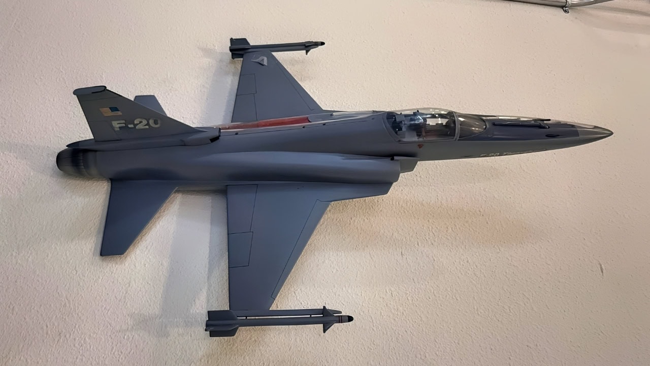 F-20猛虎战斗机模型在西方飞行博物馆