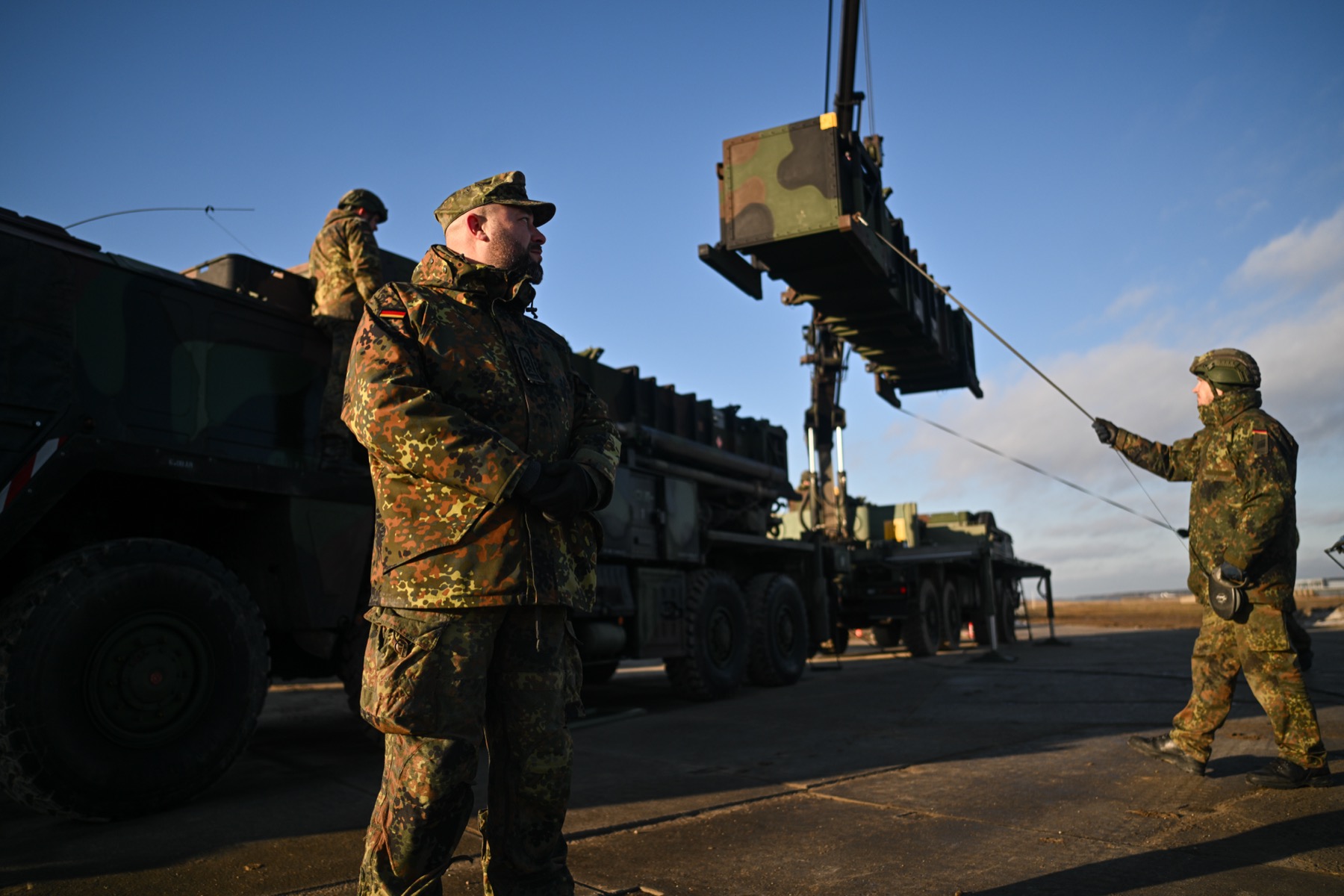 German Patriot PAC-3 air defence deployment supporting Ukraine