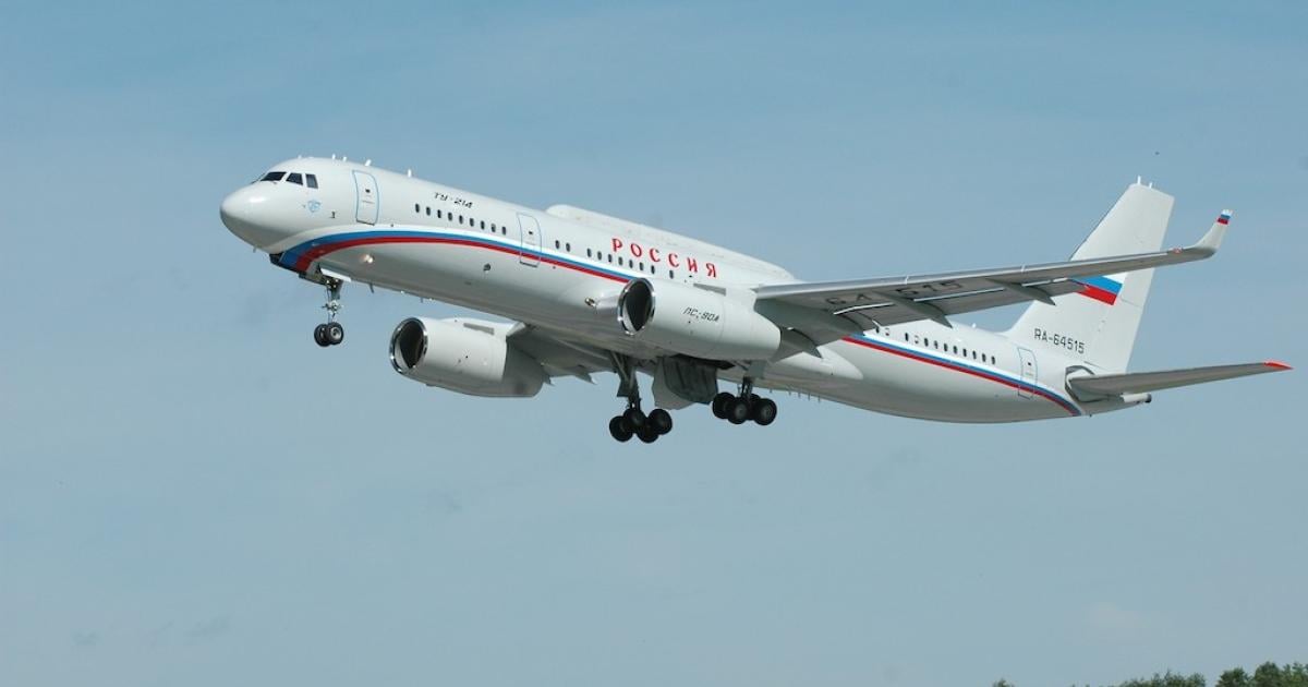 Tu-214R - Electronic Warfare Aircraft - United Aircraft Corporation ...