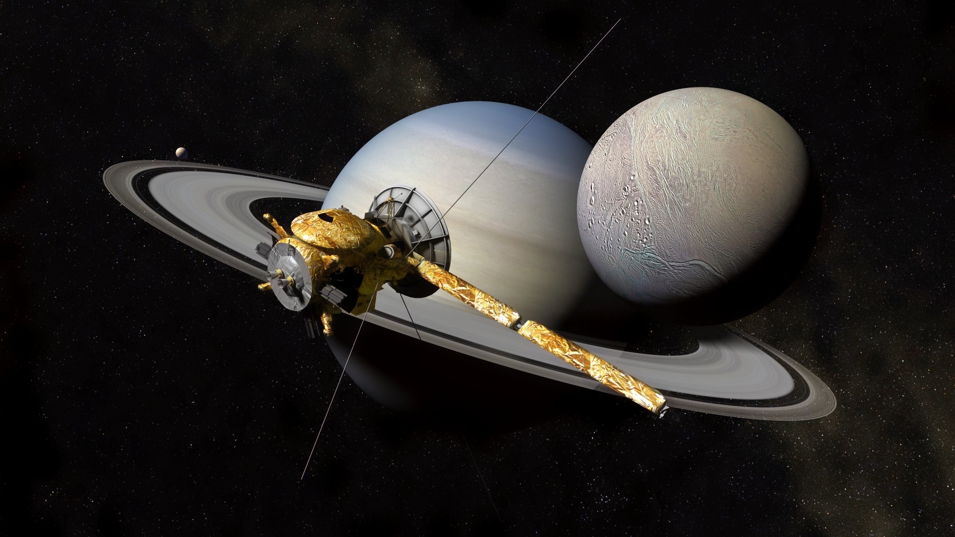 Cassini Saturn Probe NASA Photo
