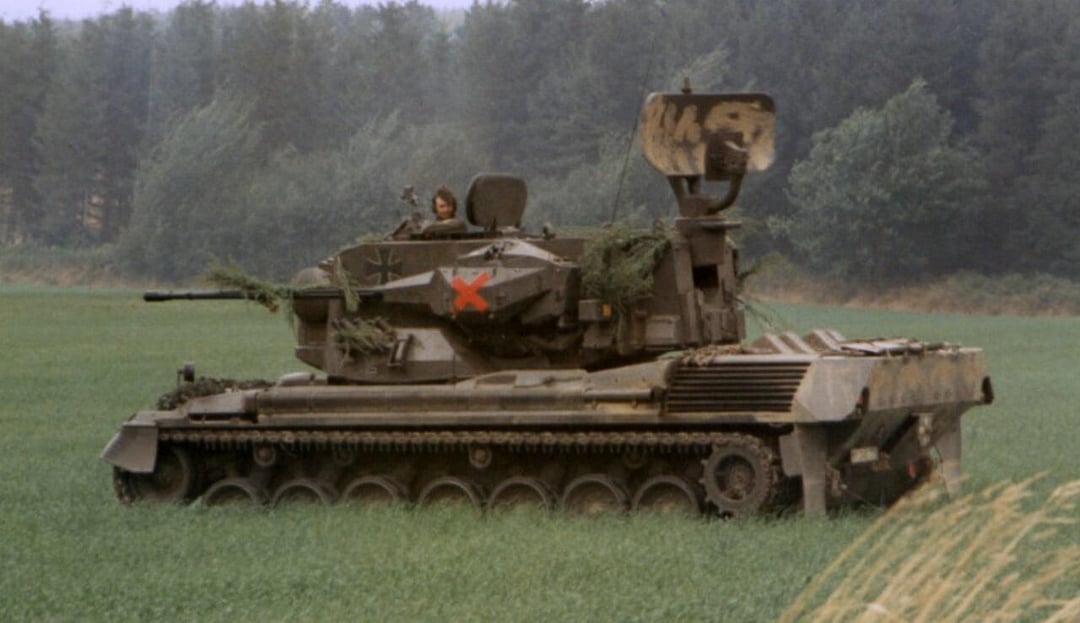 Flakpanzer Gepard self-propelled anti-aircraft gun German Bundeswehr twin cannon radar