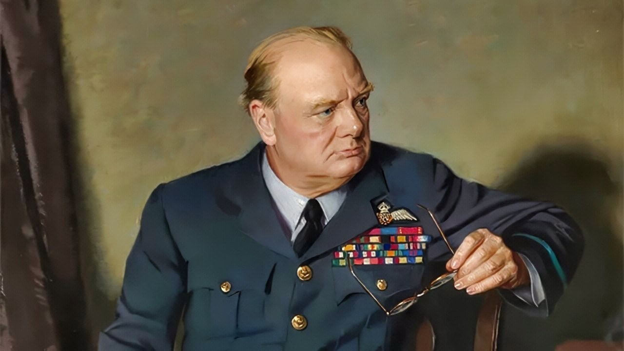 Winston Churchill Portrait
