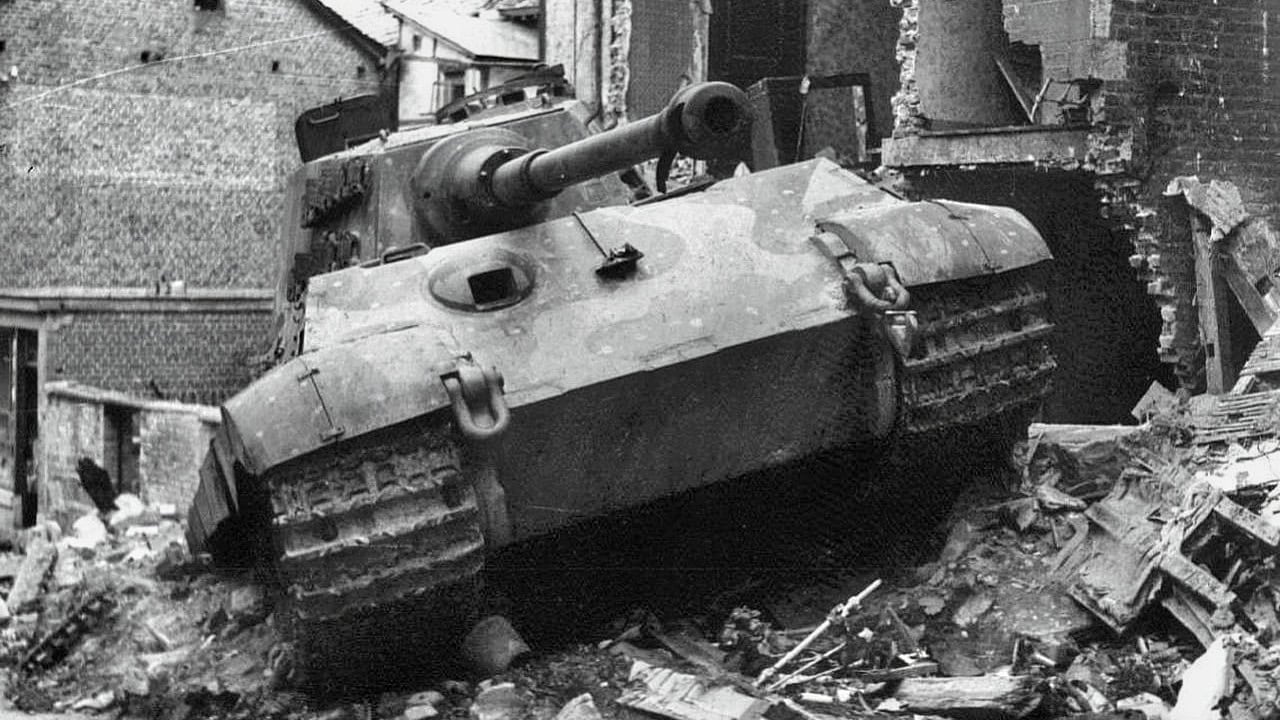 King Tiger Tank Battle of the Bulge.