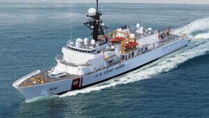 Kongsberg Maritime 将根据与 Austal USA 的新合同，为美国海岸警卫队的下四艘 OPC 遗产级舰艇提供其 Promas 推进系统。 [照片 © 2026 Kongsberg Maritime]