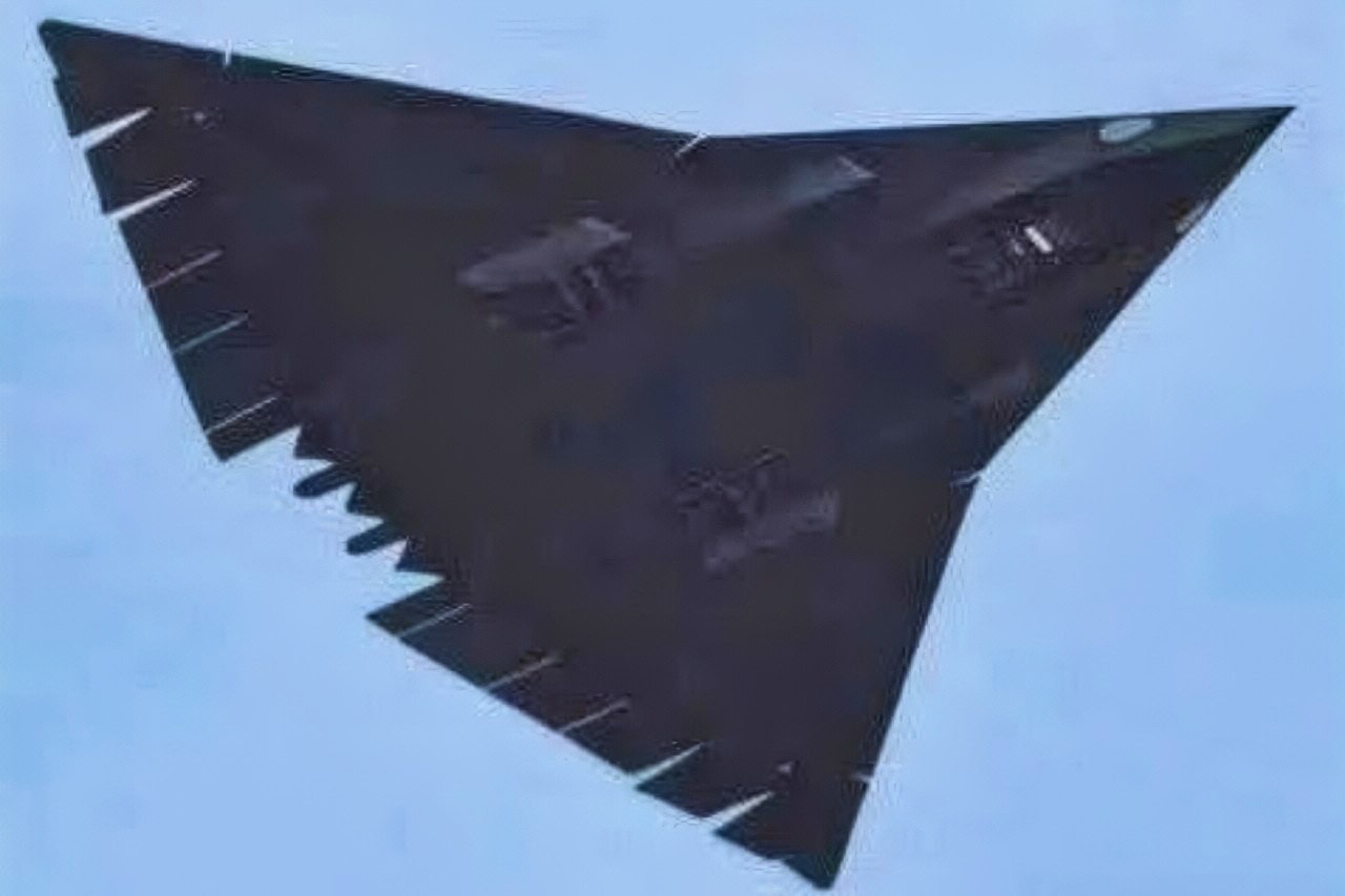 China J-36 tailless sixth generation fighter prototype