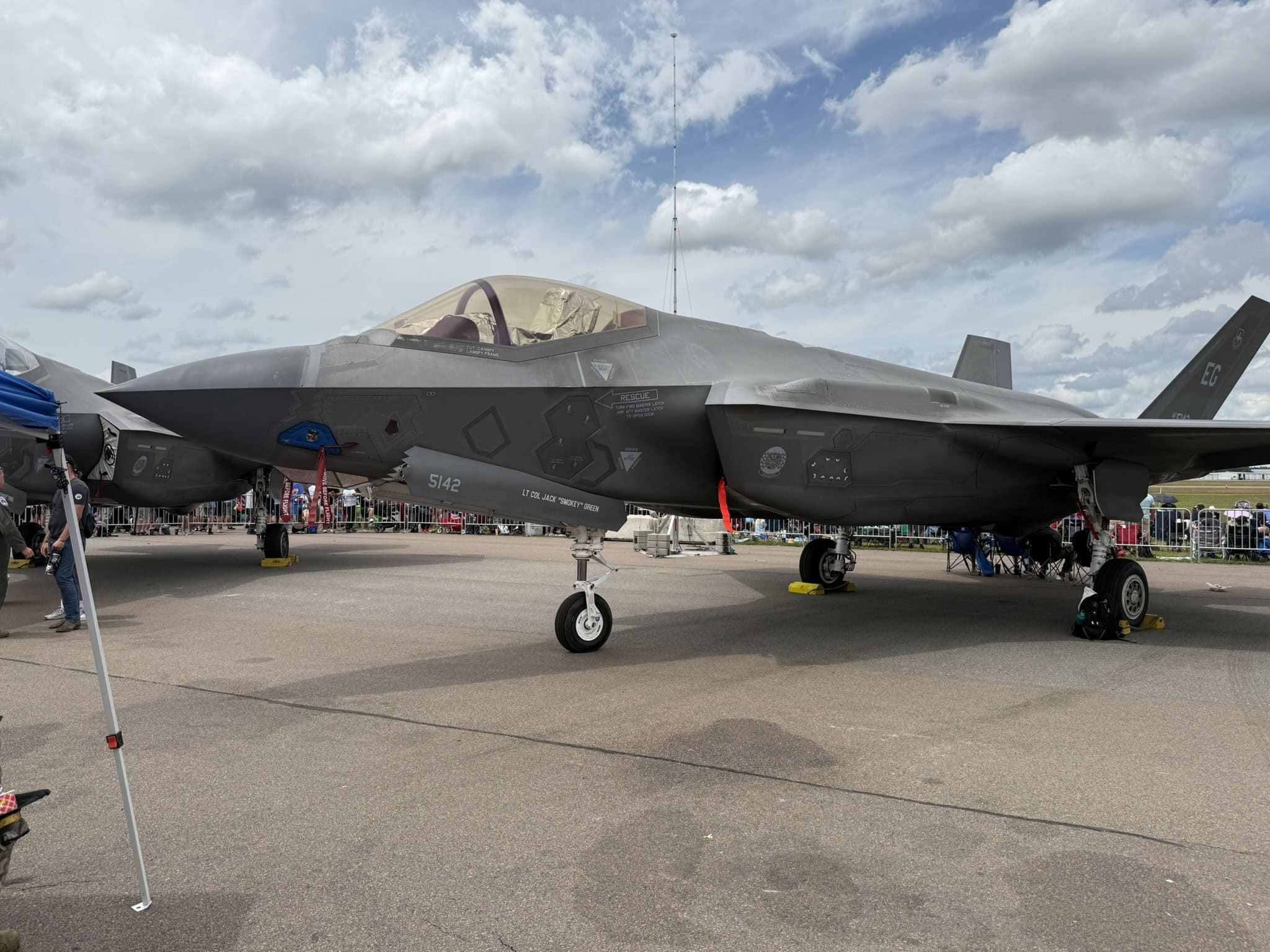 F-35 fighter. Image Credit: 19FortyFive.com taken by Harry J. Kazianis. Original Photo.