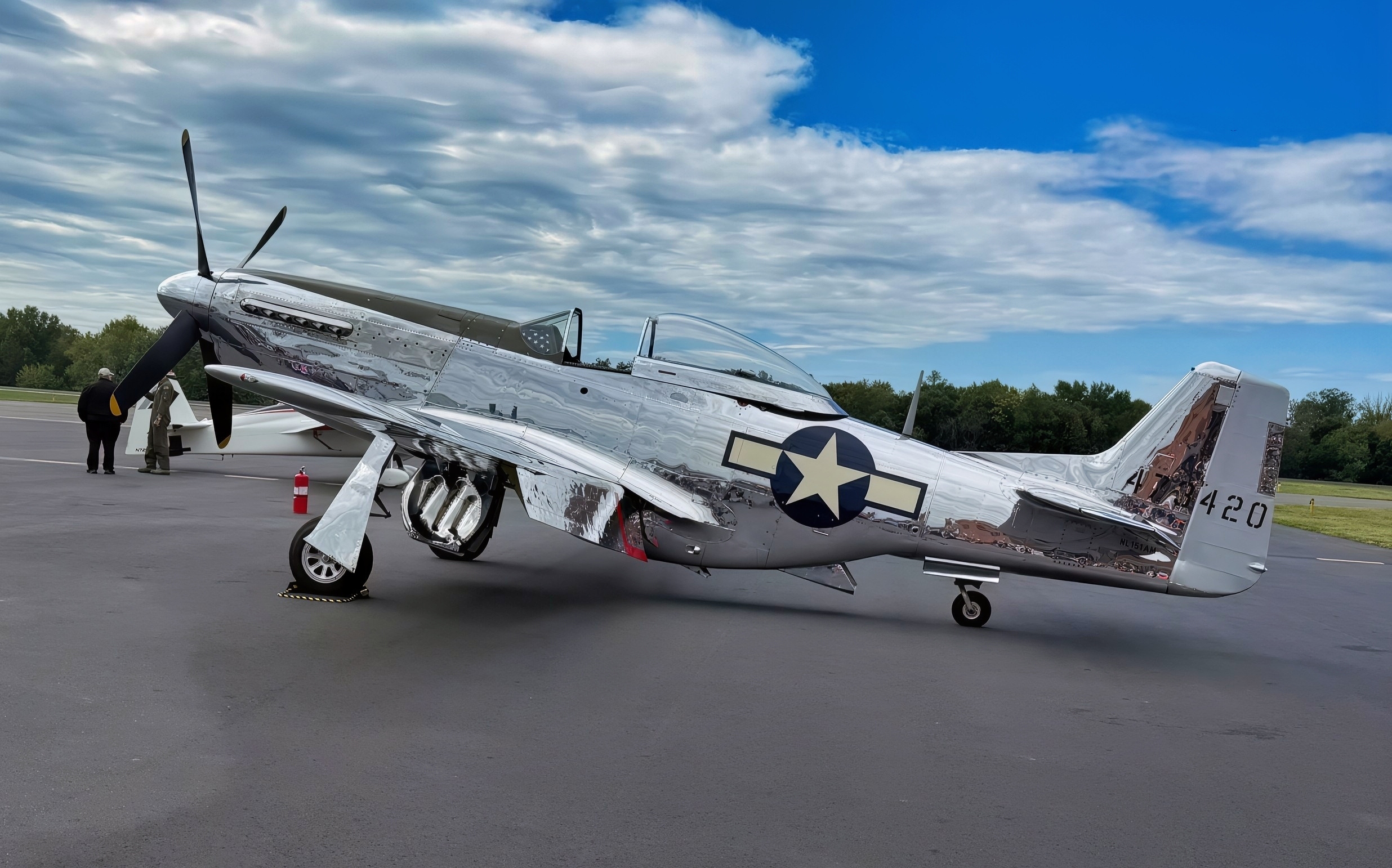 P-51 from WWII. 19FortyFive photo. 