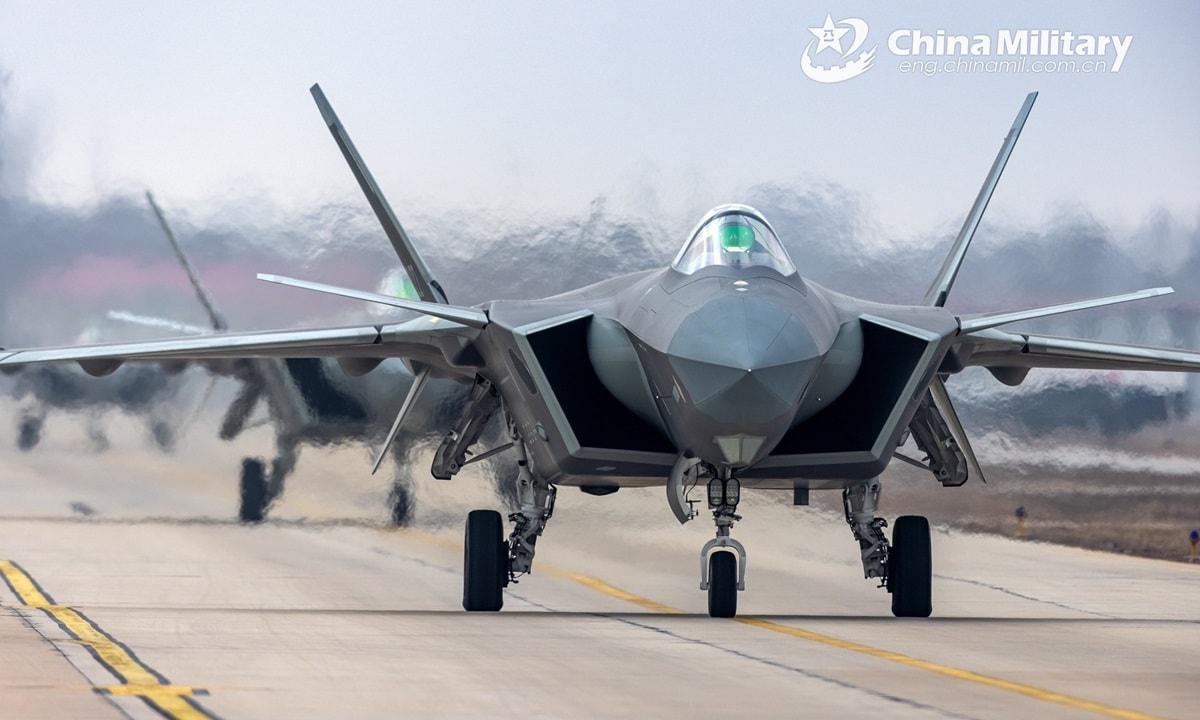 J-20 fighter. Image Credit: Chinese military.