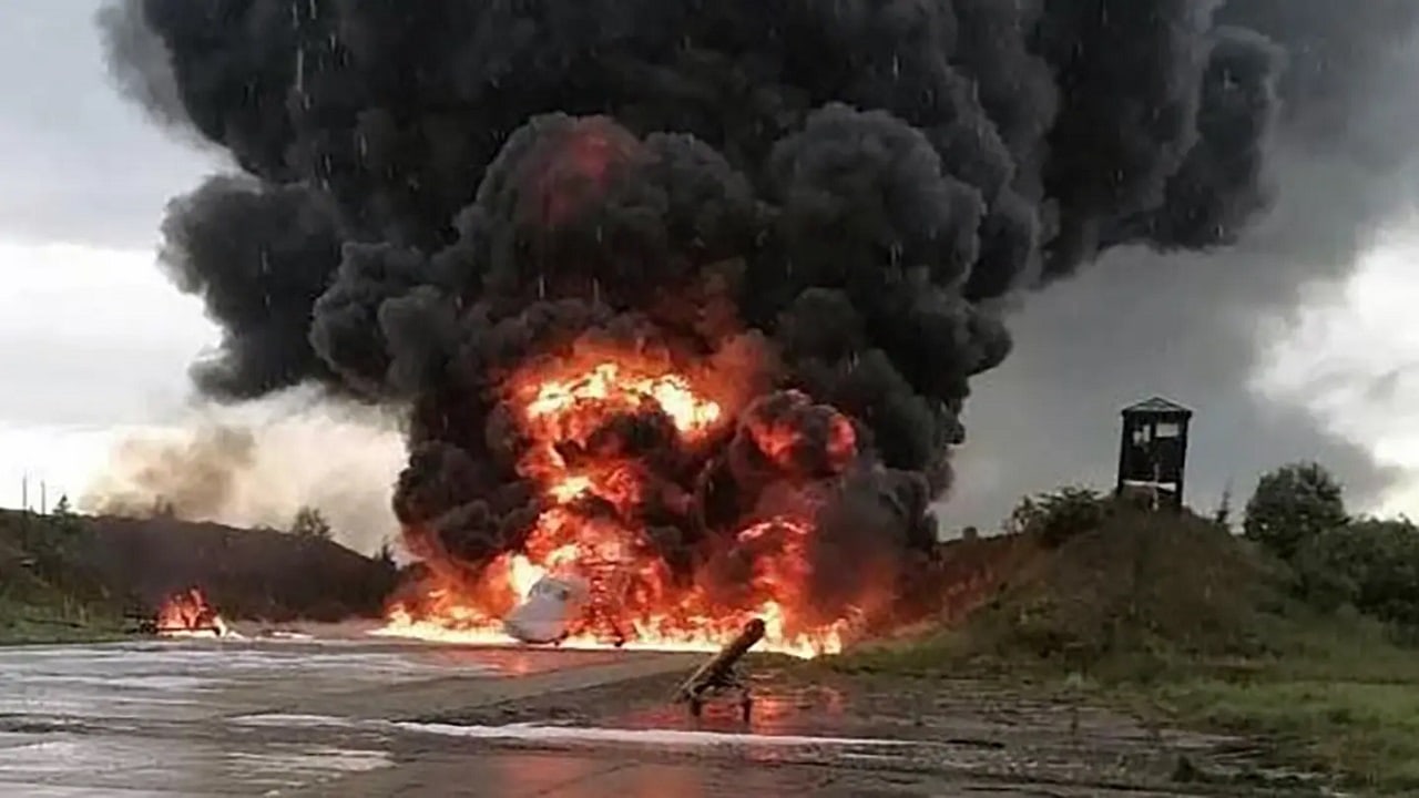 Russian Tu-22M3 bomber base targeted by Ukrainian drone strike