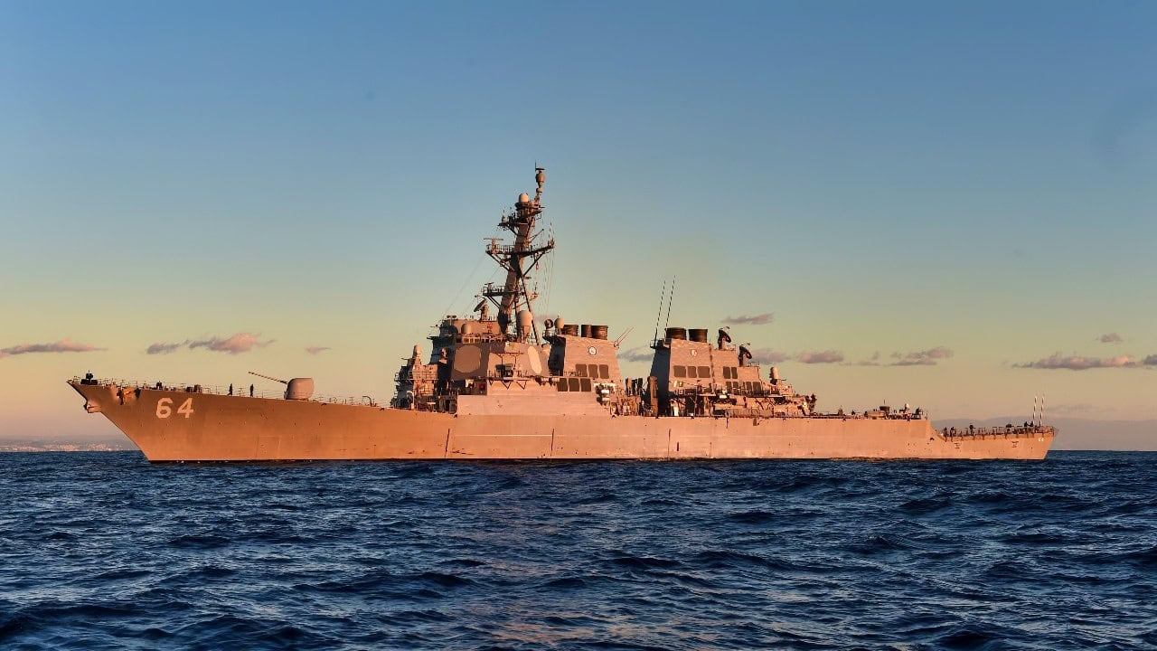 U.S. Navy USS Carney Destroyer