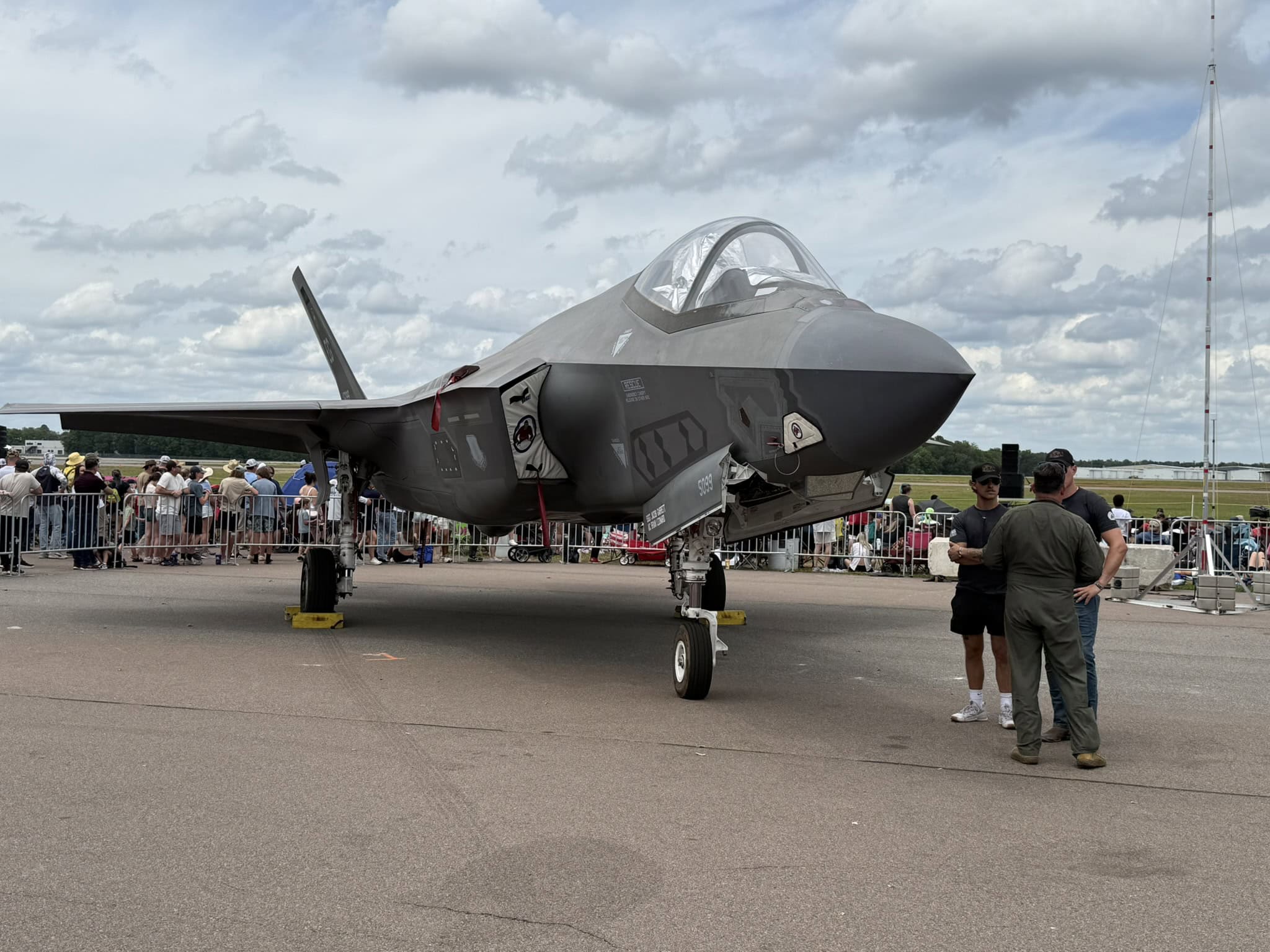 F-35 at Lakeland, Florida Airshow. Photo taken by Harry J. Kazianis. 