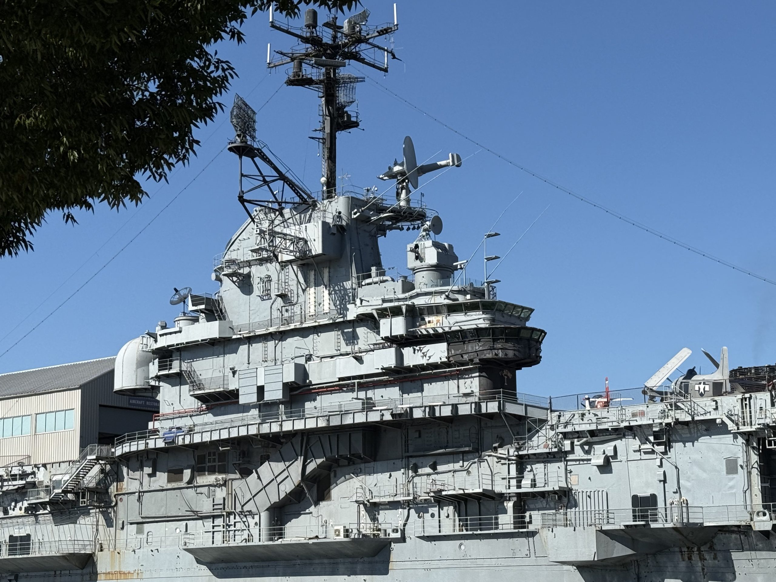 Essex-Class Aircraft Carrier USS Intrepid  Tour from 2025. 19FortyFive Original Image. 