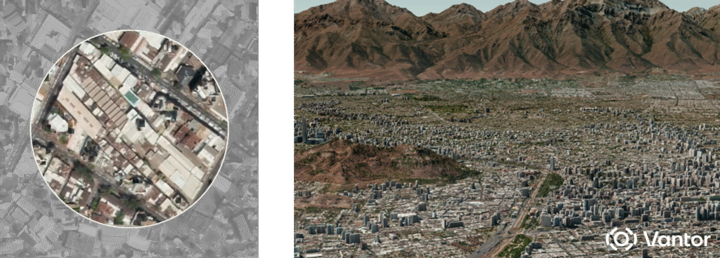 Vantor 2D vs 3D