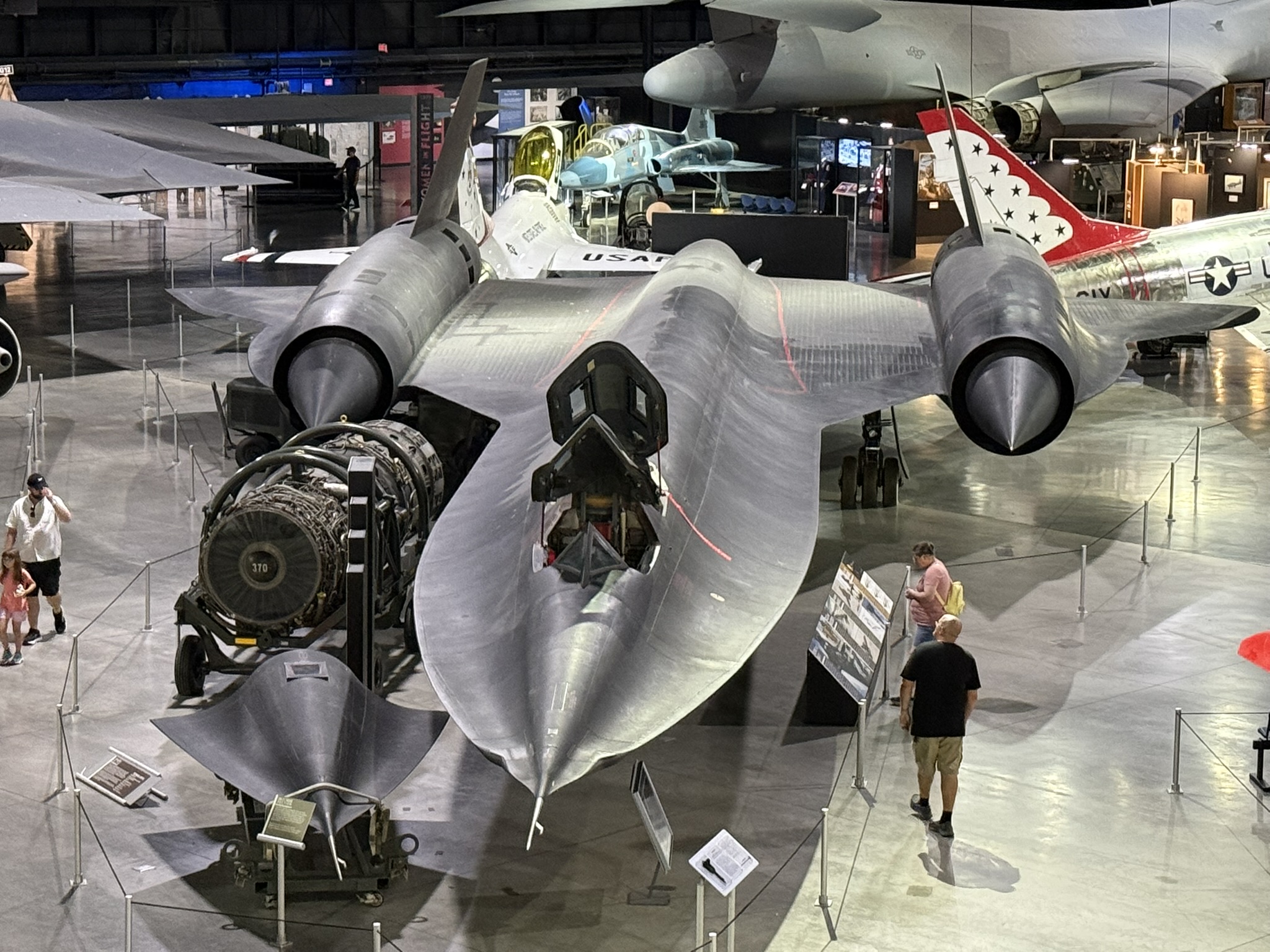 SR-71 Blackbird at the National Museum of the US Air Force. Photo taken by 19FortyFive.com Staff.