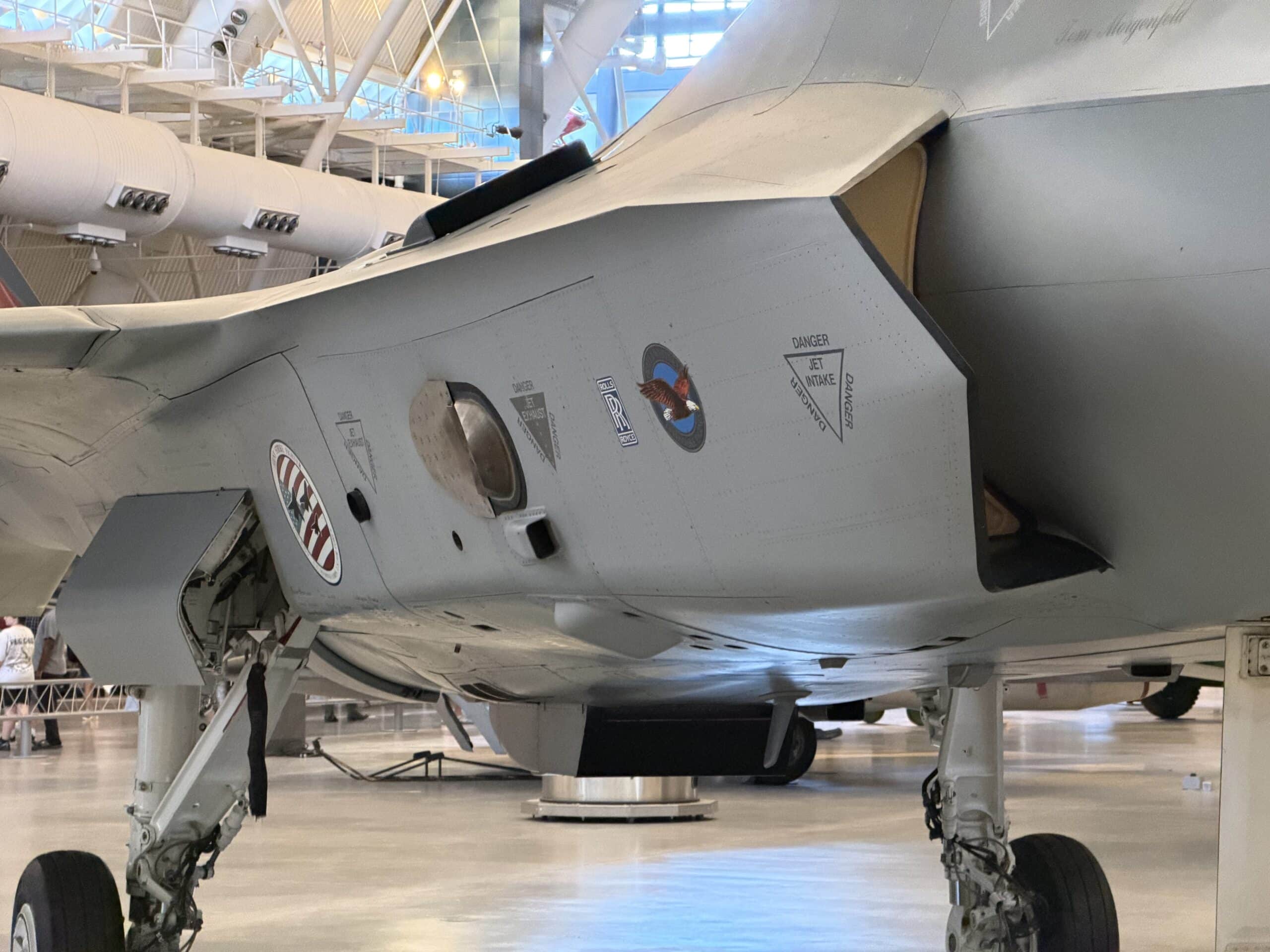 F-35 at the Smithsonian. Image taken on 7/8/2026 by 19FortyFive Staff.
