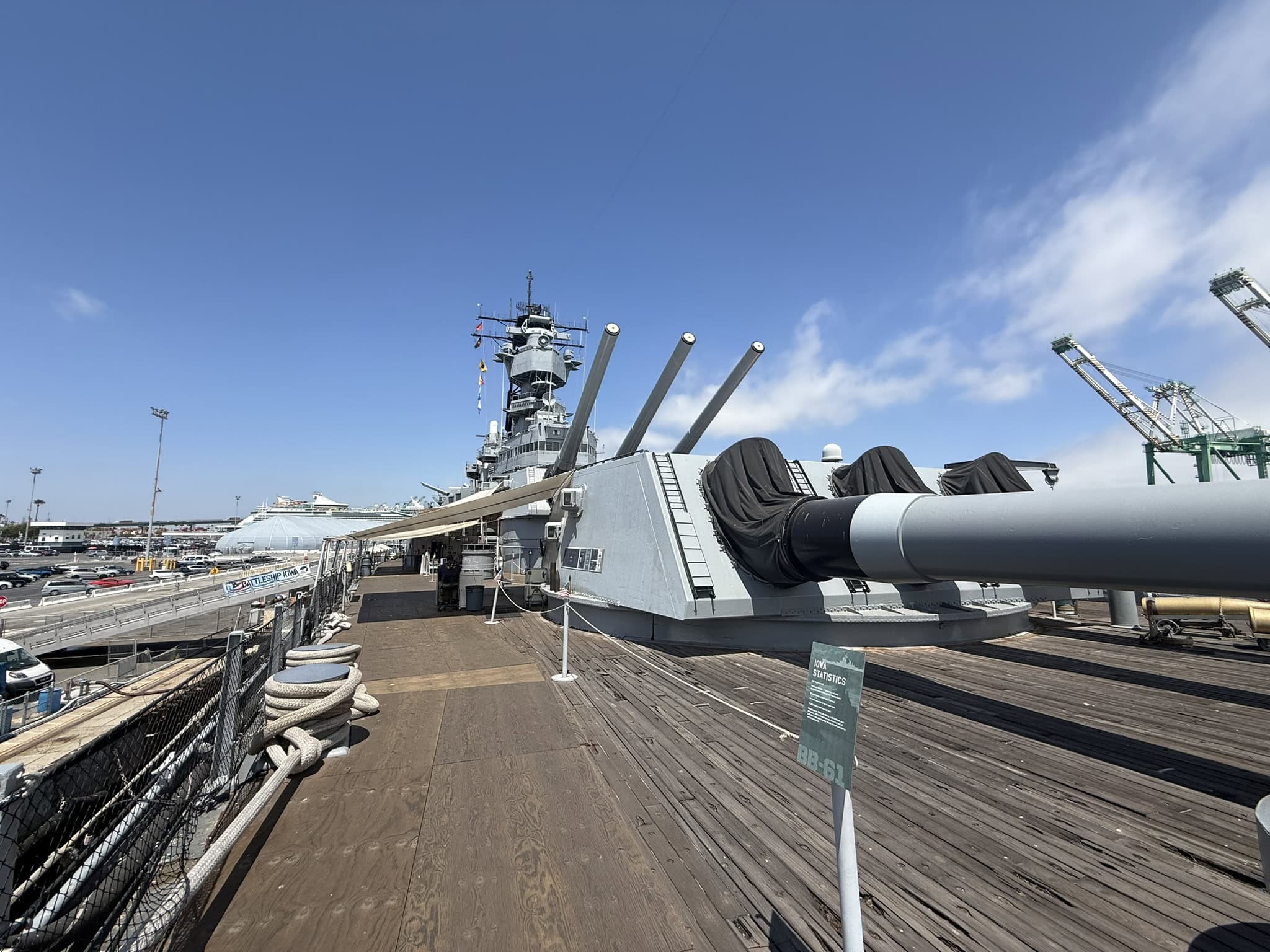 USS Iowa Visit by Harry Kazianis of 19FortyFive.com