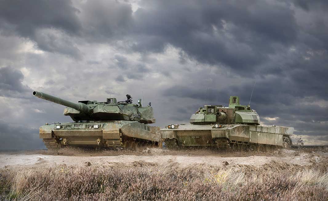 KNDS Leopard Leclerc European land systems at Eurosatory 2026