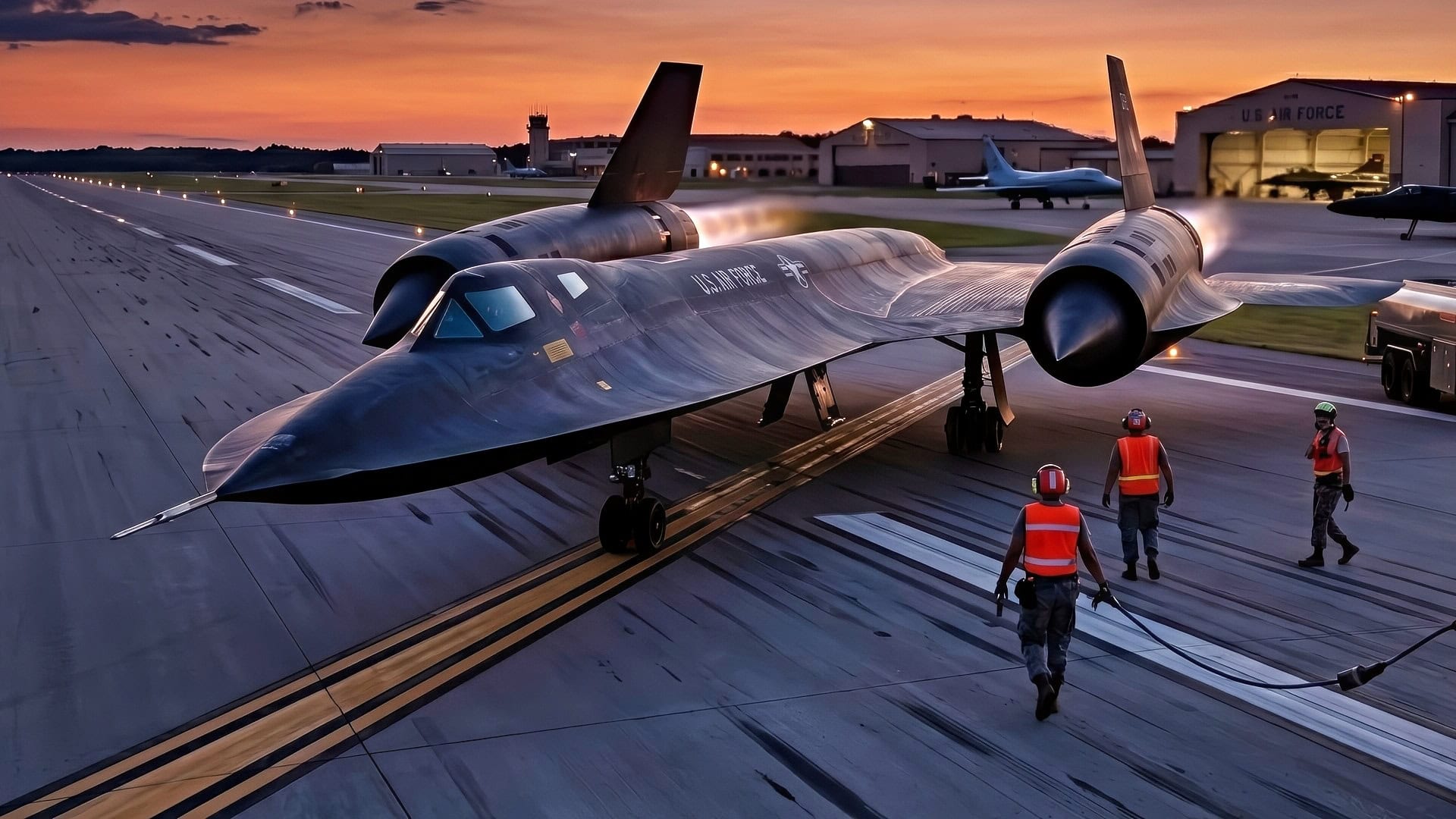 SR-71 on the Tarmac