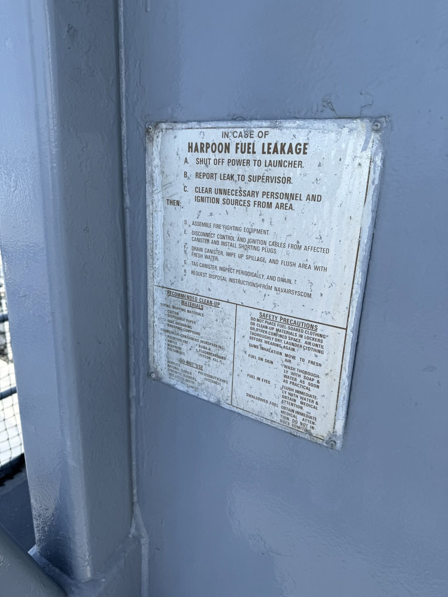 Harpoon Missile Equipment Aboard USS Iowa. Image Credit: 19FortyFive