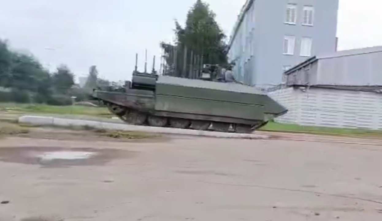 screengrab from video posted to social media