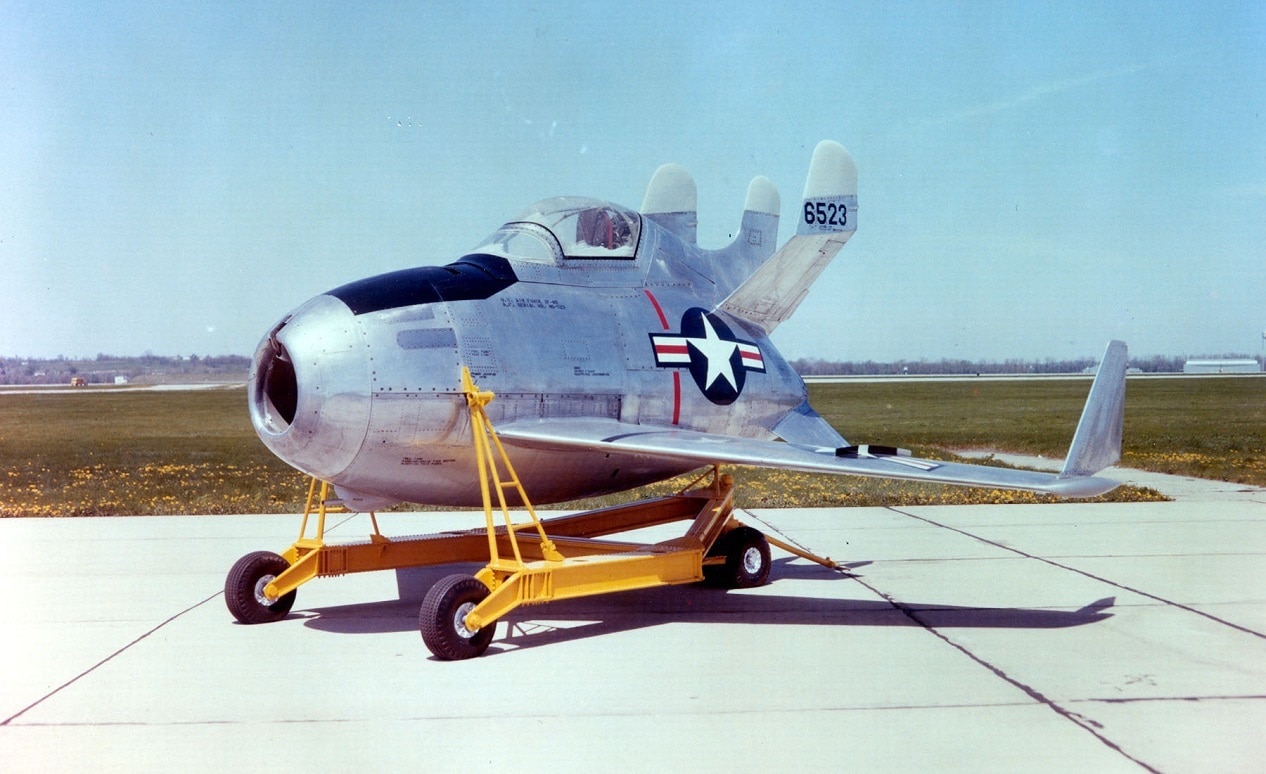 DAYTON, Ohio -- McDonnell XF-85 Goblin at the National Museum of the United States Air Force. (U.S. Air Force photo)