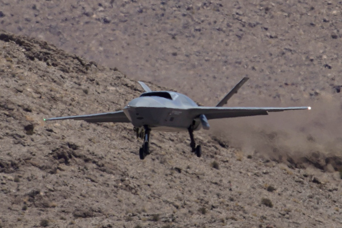 YFQ-42A Dark Merlin aircraft
