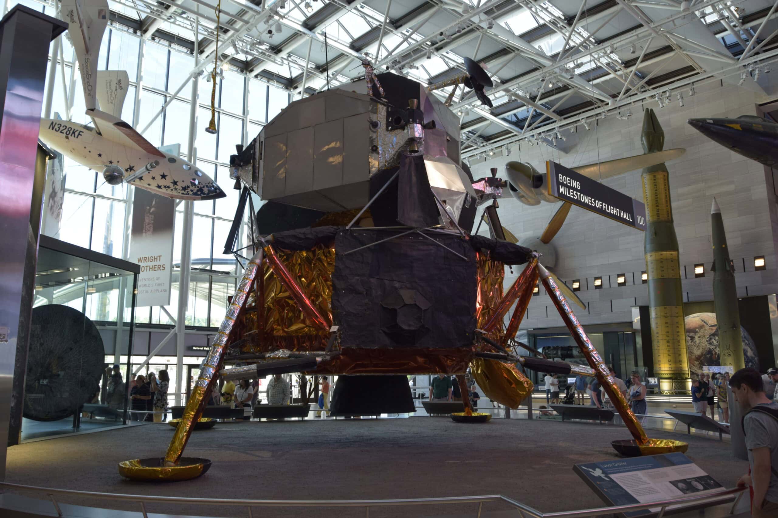 Apollo 11 Lander 19FortyFive Visit to the Smithsonian on 6/24/2026. Original 19FortyFive.com image.